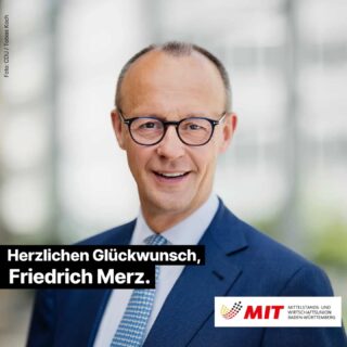 Herzlichen Glückwunsch Friedrich Merz (@merzcdu) zu Ihrer Wahl als zehnter Bundeskanzler der Bundesrepublik Deutschland!