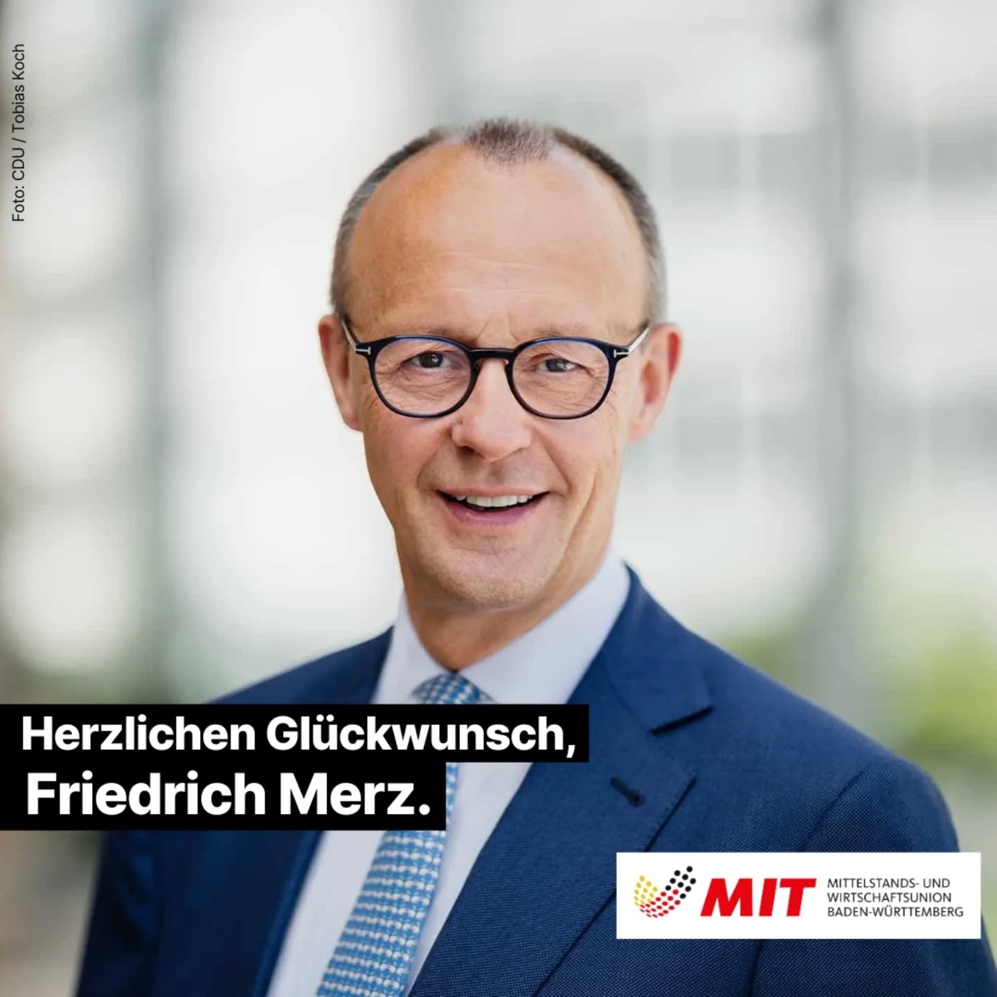 Herzlichen Glückwunsch Friedrich Merz (@merzcdu) zu Ihrer Wahl als zehnter Bundeskanzler der Bundesrepublik Deutschland!