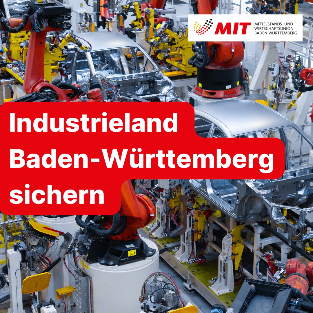 Industrieland Baden-Württemberg oder grünes Experiment? 🏭⚡️

Während die Grünen im Landtag seit Jahren Industrie mit Auflagen, Verboten und Unsicherheit überziehen, verlieren Zulieferer Aufträge, Investitionen und Vertrauen.

Und jetzt plötzlich Wirtschaftsnähe im Wahlkampf? 
Wer die Beschlüsse der eigenen Landtagsfraktion kennt, weiß:
Das passt nicht zusammen.

❌ Politische Zwangs-Transformation stoppen 🏢 Mittelstand entlasten – nicht belehren 💶 Kapital ermöglichen – nicht blockieren 🔬 Innovation fördern – nicht regulieren

Baden-Württemberg ist kein Versuchslabor. Es ist ein Industrieland – und das soll so bleiben.

👉 Die CDU Baden-Württemberg steht für einen klaren Kurs: 
Industrie sichern. Mittelstand stärken. Arbeitsplätze erhalten.

Dafür setzen wir uns ein – als Mittelstands- und Wirtschaftsunion Baden-Württemberg. Ohne Ideologie. Mit wirtschaftlicher Kompetenz.

#IndustrielandBW #Mittelstand #Arbeitsplätze #KeineExperimente #ManuelHagel #CDUBW #WirtschaftStärken