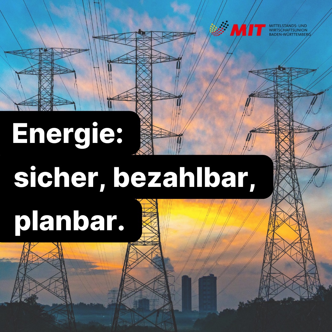 Energie entscheidet über Wohlstand oder Abstieg. ⚡️

Baden-Württembergs Wirtschaft braucht sichere, bezahlbare und planbare Energie. 
Nicht irgendwann. Jetzt.

👉 Ideologie raus aus der Energiepolitik. 👉 Technologieoffenheit rein – inklusive moderner Kerntechnologien wie Flüssigsalzreaktoren. 👉 Erneuerbare Energien ja, aber nur dort, wo Umwelt, Netze und Akzeptanz mitgedacht werden. 👉 Versorgungssicherheit zuerst – ein Industrieland darf nicht wetterabhängig sein. 👉 Keine marktverzerrenden Subventionen, die Preise verfälschen und Investitionen verhindern.

Energie ist kein Experimentierfeld. 
Sie ist die Grundlage für Arbeitsplätze, Wettbewerbsfähigkeit und sozialen Wohlstand.

Wer Baden-Württemberg stark halten will, muss jetzt umsteuern und am 8. März @hagel.manuel und die @cdu_bw wählen.

#MITBW #Energiepolitik #Wirtschaftsstandort #Technologieoffenheit #Versorgungssicherheit