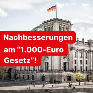MIT Baden-Württemberg fordert praxisnahe Nachbesserungen am „1.000 Euro Gesetz“

Die Mittelstands- und Wirtschaftsunion Baden-Württemberg (MIT) fordert die Bundesregierung auf, das sogenannte „1.000 Euro Gesetz“ grundlegend zu überarbeiten. 

Viele kleine und mittelständische Unternehmen sehen sich angesichts hoher Energiepreise, steigender Lohnnebenkosten und einer unsicheren Konjunktur nicht in der Lage, zusätzliche Sonderzahlungen an ihre Beschäftigten zu leisten.

Die MIT kritisiert, dass die aktuelle Regelung an der Realität vieler Betriebe vorbeigehe. Statt zusätzlicher Zahlungen schlägt sie die Möglichkeit vor, bis zu 2.000 Euro jährlich aus dem bestehenden Arbeitslohn steuer- und sozialversicherungsfrei auszuzahlen. 

Dies würde Beschäftigten ein deutlich höheres Nettoeinkommen ermöglichen und gleichzeitig die Liquidität der Unternehmen schonen.

„Wir brauchen Lösungen, die im Alltag der Betriebe funktionieren“, sagt Stephanie Schmidt-Weiss, stellvertretende Landesvorsitzende der MIT Baden-Württemberg. „Eine Entlastung aus dem bestehenden Lohn heraus würde Arbeitnehmern spürbar helfen, ohne die Unternehmen zusätzlich zu belasten. Der Mittelstand braucht praktikable Rahmenbedingungen, keine Maßnahmen, die gut klingen, aber kaum umsetzbar sind.“

Nach Einschätzung der MIT würde eine solche Anpassung sowohl Beschäftigte als auch Arbeitgeber stärken: mehr Netto für Arbeitnehmer, geringere Lohnnebenkosten und bessere Planbarkeit für Unternehmen.

Die MIT Baden-Württemberg appelliert an die Bundesregierung, das Gesetz zügig an die wirtschaftlichen Gegebenheiten anzupassen und damit die Wettbewerbsfähigkeit des Mittelstands zu sichern.