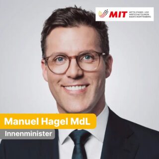 Starke Stimmen für Baden-Württemberg. 💪

Wir gratulieren den vorgeschlagenen Mitgliedern der Mittelstands- und Wirtschaftsunion herzlich zur Berufung in die künftige Landesregierung.

Mit wirtschaftlicher Kompetenz, unternehmerischem Denken und klarer Mittelstandsorientierung übernehmen sie Verantwortung für unser Land.

Für die bevorstehenden Aufgaben wünschen wir viel Erfolg, eine glückliche Hand und den Mut zu echten Reformen im Sinne unseres Mittelstands. 🚀