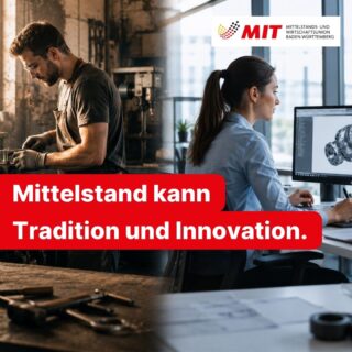 🏭 Mittelstand kann Tradition und Innovation.

Er kennt die Geschichte seines Unternehmens – und gestaltet gleichzeitig dessen Zukunft.

Viele mittelständische Betriebe werden seit Generationen geführt. Sie stehen für Verlässlichkeit, Qualität und Verantwortung. Gleichzeitig investieren sie in neue Technologien, digitale Prozesse und innovative Produkte.

Genau diese Verbindung macht den Mittelstand so erfolgreich:

👉 Bewährte Werte.
👉 Neue Ideen.
👉 Mut zur Veränderung.

Innovation entsteht nicht trotz Tradition.
Oft entsteht sie gerade deshalb.

Denn wer weiß, woher er kommt, kann auch entscheiden, wohin er will.