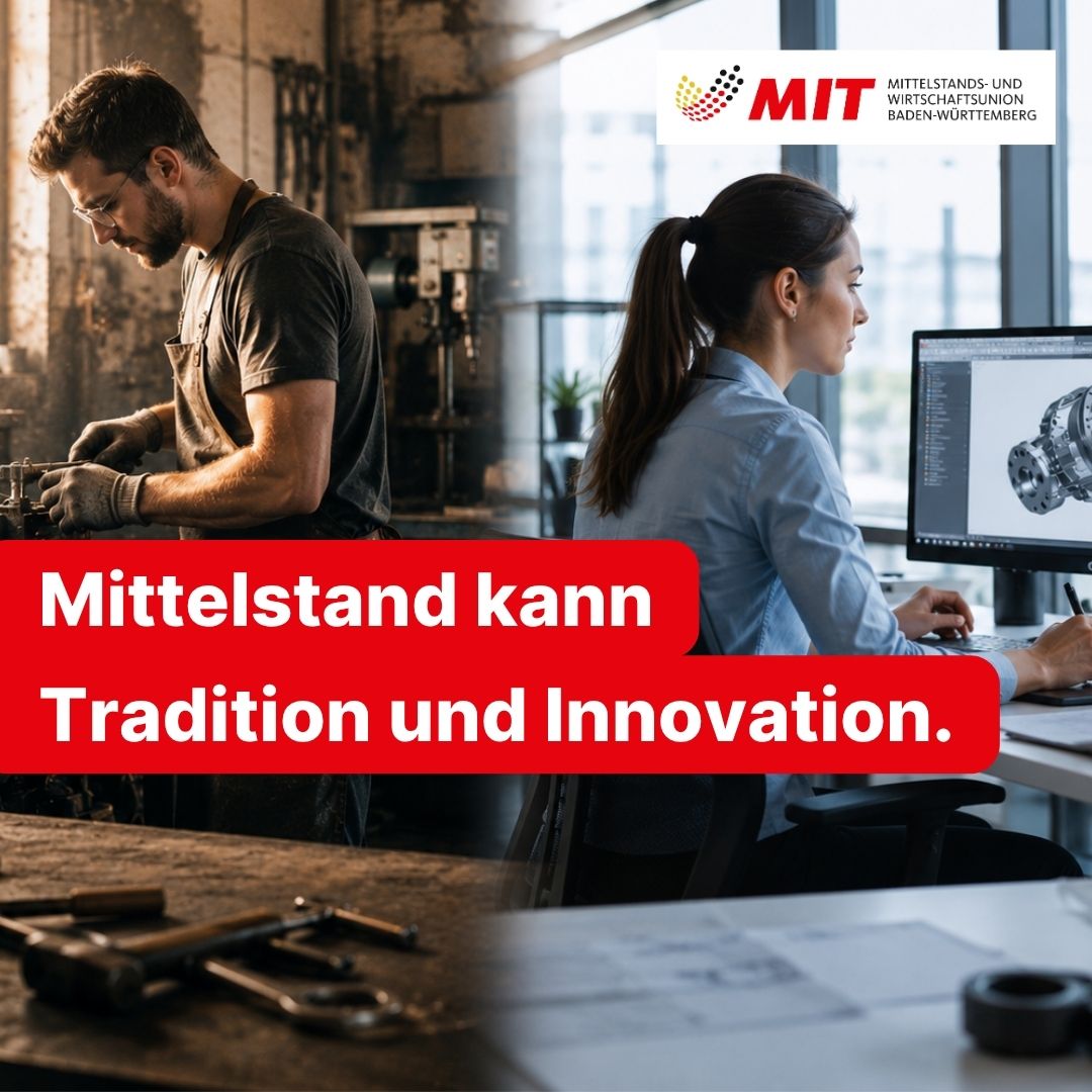 🏭 Mittelstand kann Tradition und Innovation.

Er kennt die Geschichte seines Unternehmens – und gestaltet gleichzeitig dessen Zukunft.

Viele mittelständische Betriebe werden seit Generationen geführt. Sie stehen für Verlässlichkeit, Qualität und Verantwortung. Gleichzeitig investieren sie in neue Technologien, digitale Prozesse und innovative Produkte.

Genau diese Verbindung macht den Mittelstand so erfolgreich:

👉 Bewährte Werte.
👉 Neue Ideen.
👉 Mut zur Veränderung.

Innovation entsteht nicht trotz Tradition.
Oft entsteht sie gerade deshalb.

Denn wer weiß, woher er kommt, kann auch entscheiden, wohin er will.