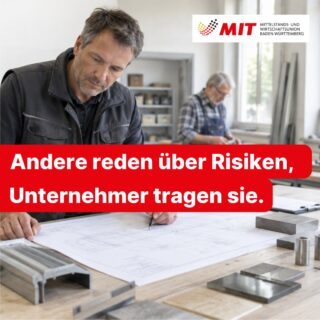 💪 ANDERE REDEN ÜBER RISIKEN. UNTERNEHMER TRAGEN SIE.

Wer ein Unternehmen führt, trägt Verantwortung – nicht nur für sich selbst, sondern auch für Beschäftigte, Auszubildende und deren Familien.

Während andere über wirtschaftliche Risiken diskutieren, müssen Unternehmer jeden Tag Entscheidungen treffen. Sie investieren eigenes Kapital, haften für Fehlentscheidungen und stehen auch dann für Löhne, Rechnungen und Verpflichtungen ein, wenn die Geschäfte einmal schlechter laufen.

Unternehmertum bedeutet, Chancen zu nutzen und Risiken zu tragen. Beides gehört untrennbar zusammen.

Umso wichtiger ist eine Politik, die unternehmerischen Mut nicht durch immer neue Auflagen, Unsicherheit und zusätzliche Belastungen ausbremst.

Denn ohne Menschen, die bereit sind, Risiken einzugehen, gibt es weder neue Unternehmen noch neue Arbeitsplätze.