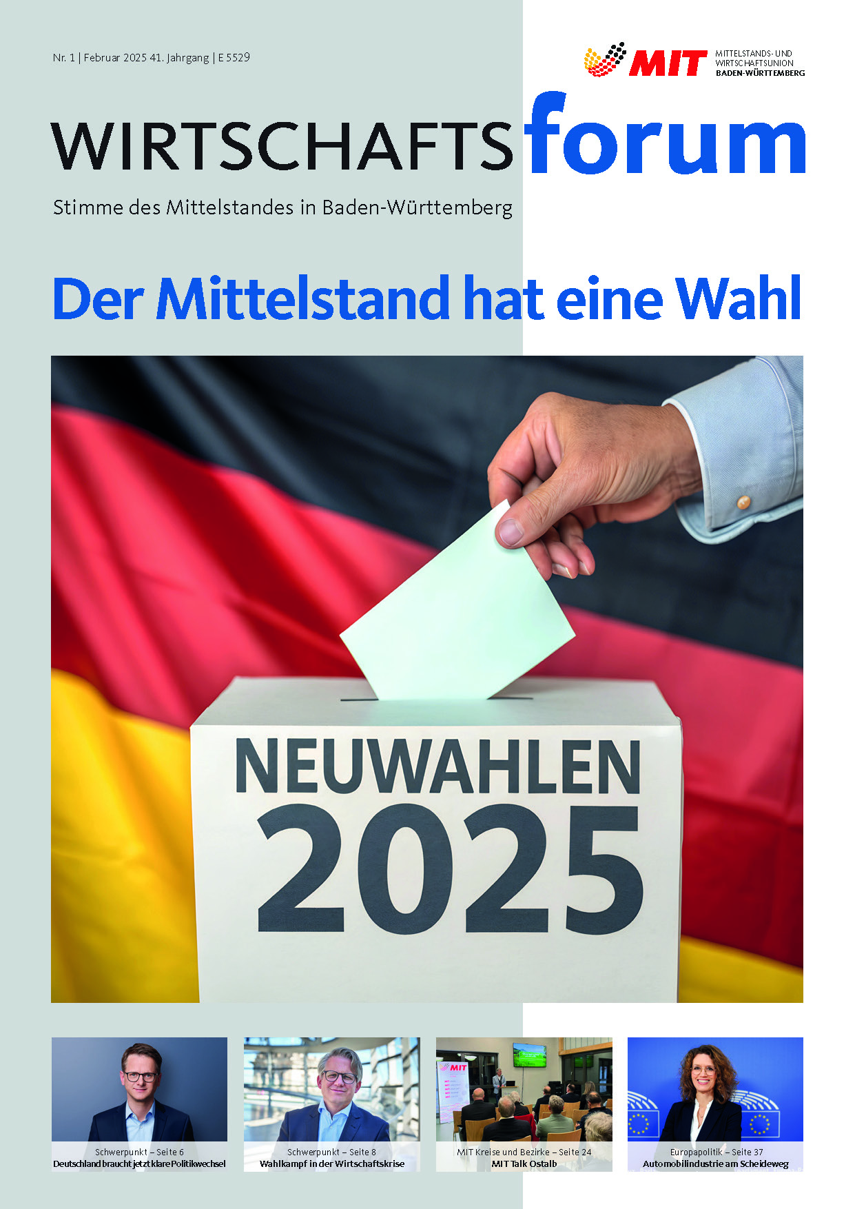 Wirtschaftsforum Ausgabe Februar 2025