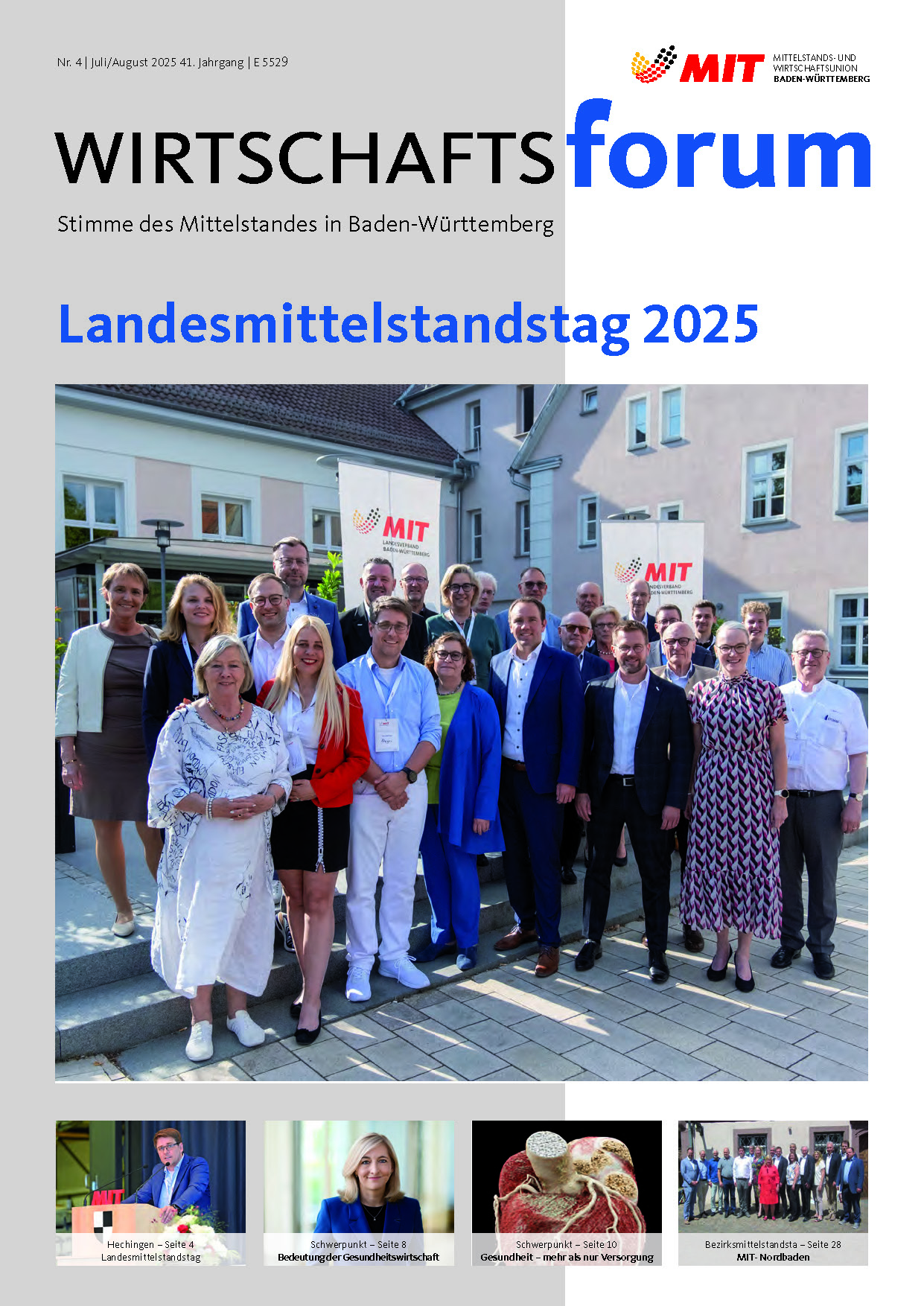 Wirtschaftsforum Ausgabe Juli/August 2025